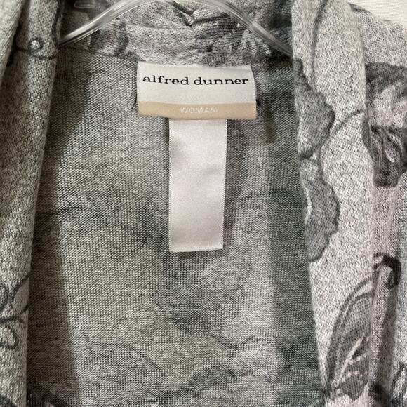 Alfred Dinner 2X One Piece Cardigan Over Connected Tank Grays With Silver Accent - Picture 4 of 8